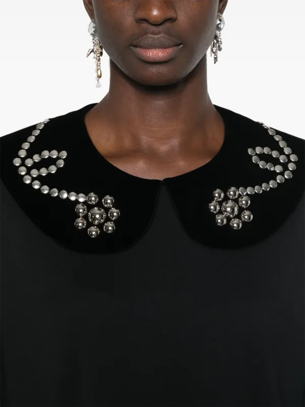 Chopova Lowena Saltos Mini Dress | Black | FARFETCH