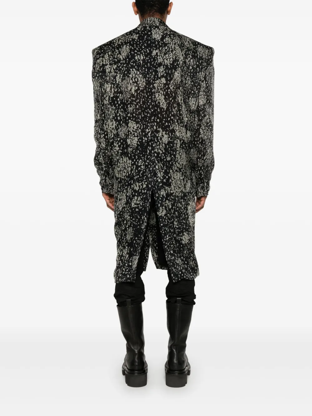 Rick Owens Ricks jas Zwart