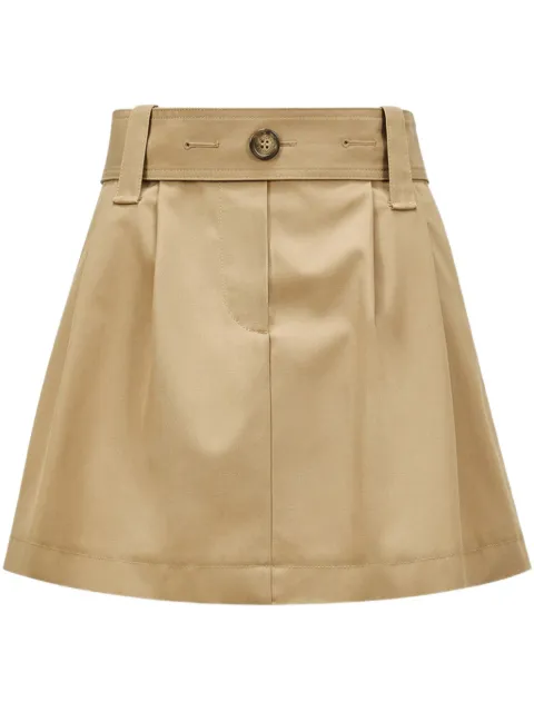 Moncler falda corta estilo gabardina