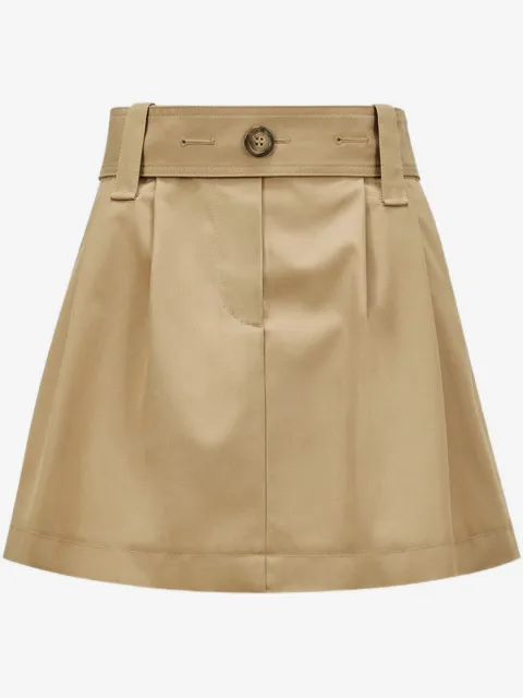 Moncler falda corta estilo gabardina