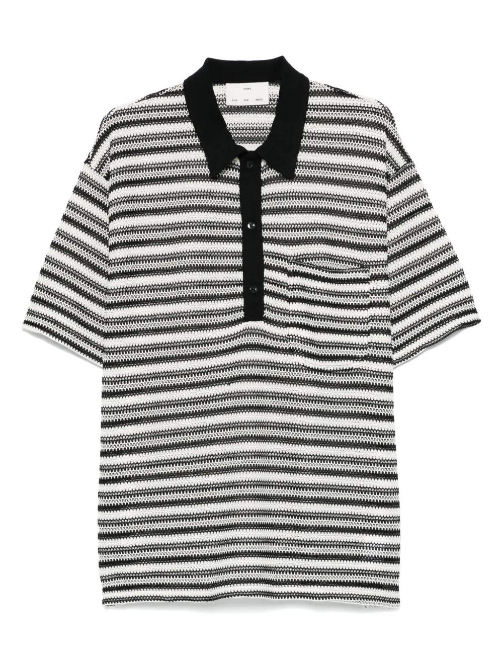 Song For The Mute Gym polo shirt - Nero