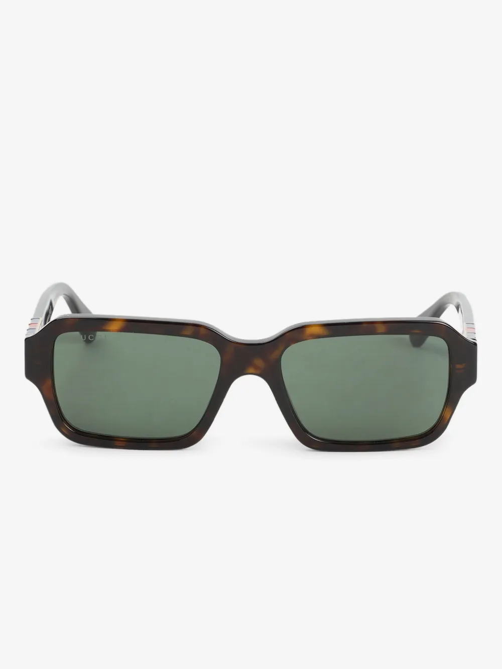 Gucci Eyewear rectangle-frame glasses | Brown | Image 1