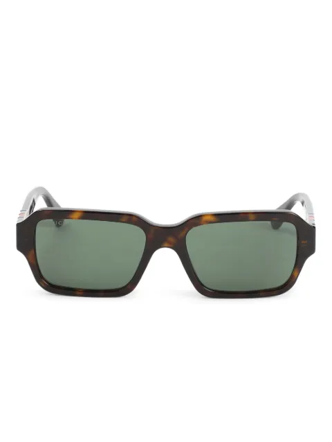 Gucci lentes con armazón rectangular