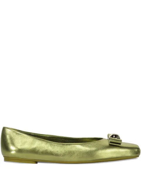 Ferragamo bow-embellished ballerina loafers