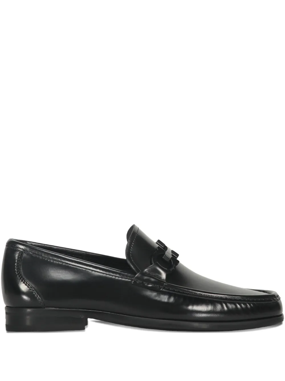 Ferragamo Grandioso gancini-detailed loafers Black