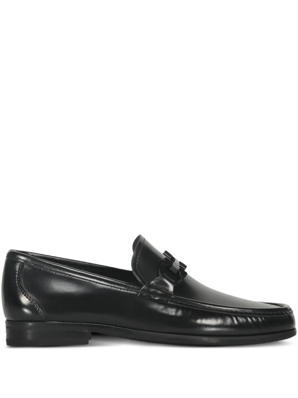 Ferragamo Grandioso gancini-detailed loafers Black