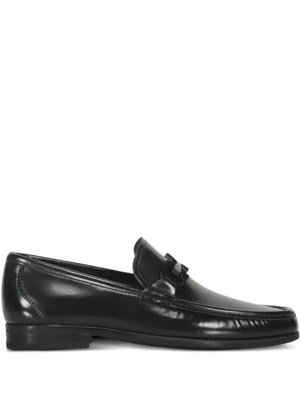 Ferragamo Grandioso ガンチーニ ローファー | ブラック | FARFETCH JP