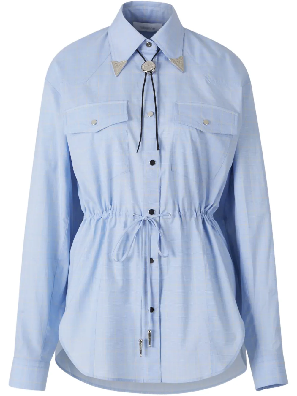 RABANNE DRAWSTRING-WAIST SHIRT