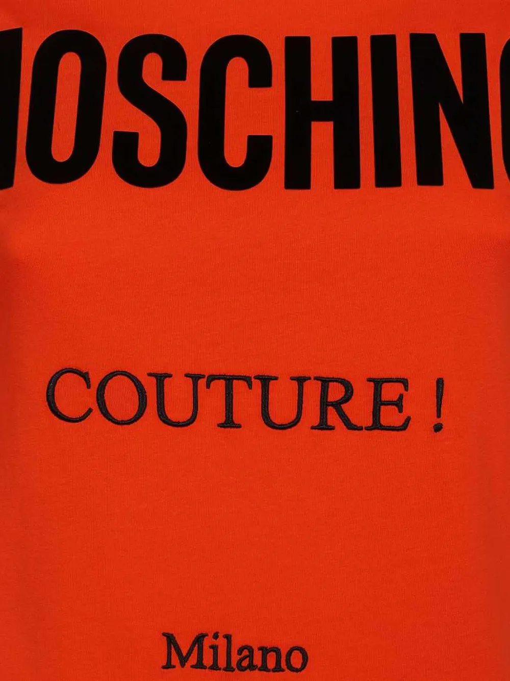 Moschino T-shirt met logoprint Rood