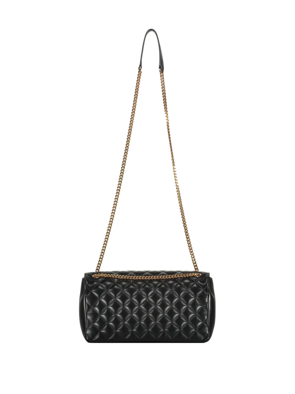 Versace Gewatteerde crossbodytas Zwart