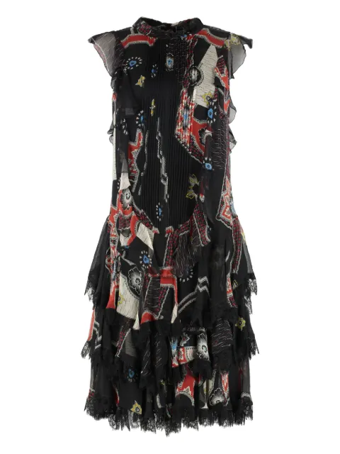 ETRO ruffled print dress