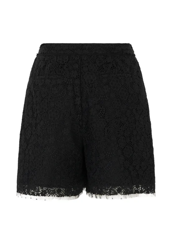 ★美品★ヴァレンティノ　ショートパンツ　38 レース　ブラック RED Valentino レース ショートパンツ | ブラック | FARFETCH JP