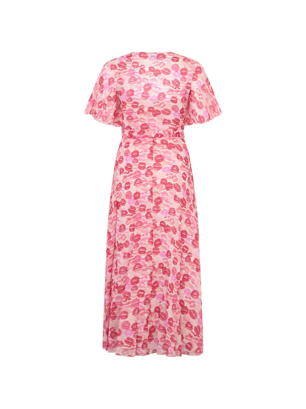 RED Valentino Midi-wikkeljurk met bloemenprint Roze