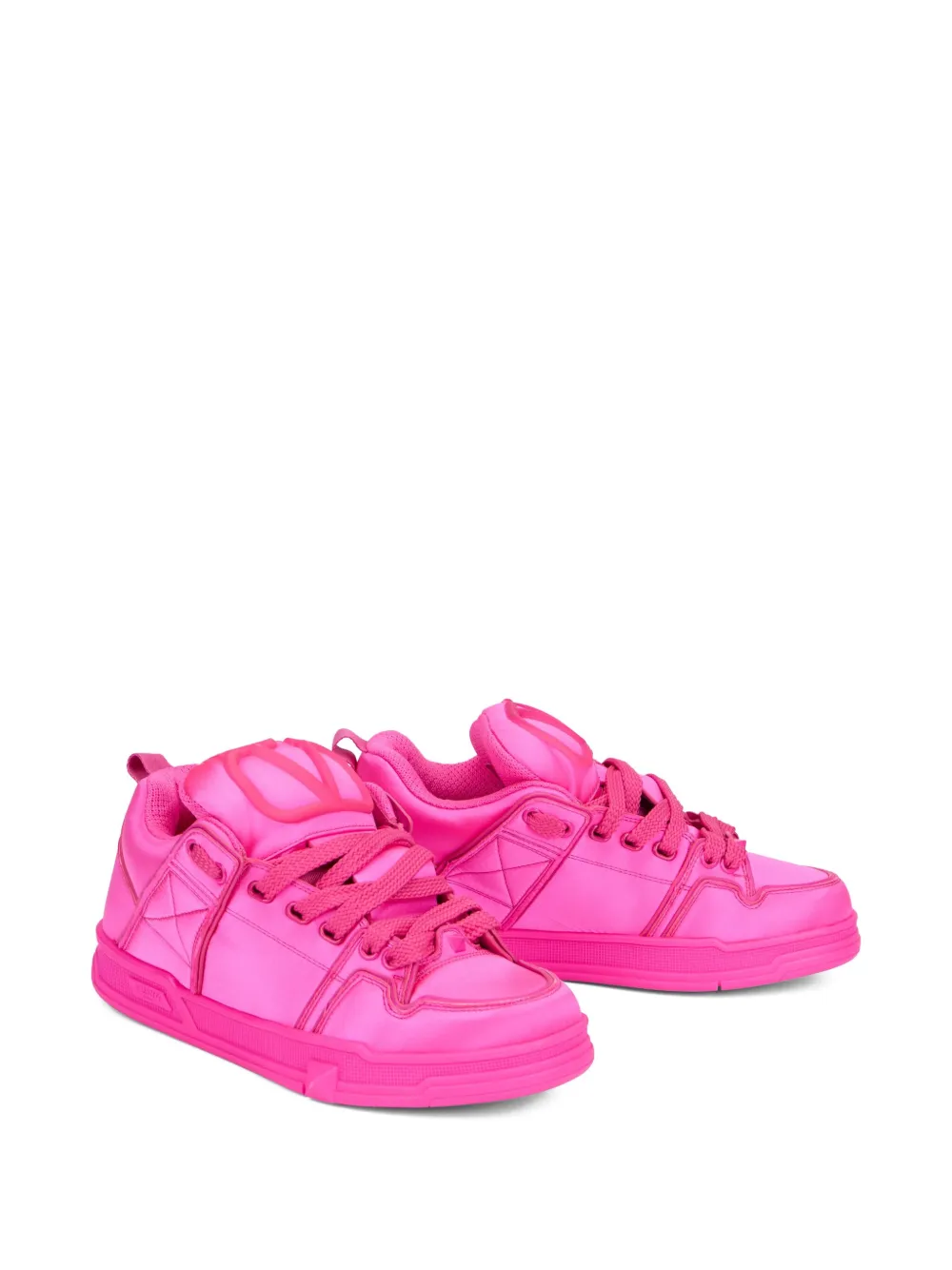Valentino Garavani lace-up sneakers - Roze