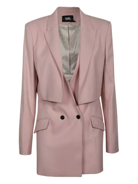 Karl Lagerfeld blazer con doble botonadura