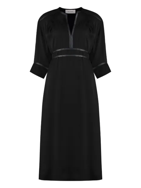 Yves Salomon vestido midi en crepé