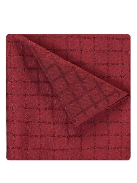 Emporio Armani hemmed handkerchief