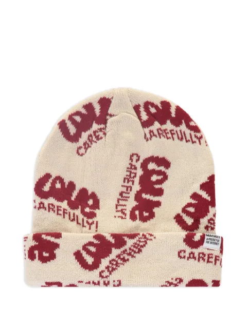 MARKET gorro con motivo en intarsia