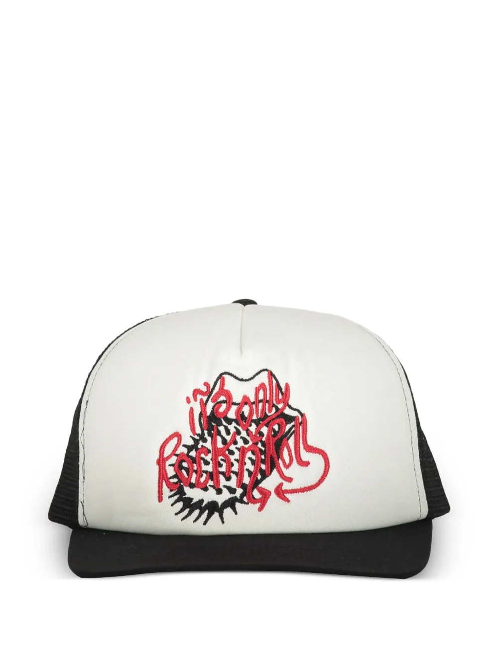 MARKET Pet met geborduurd logo Zwart