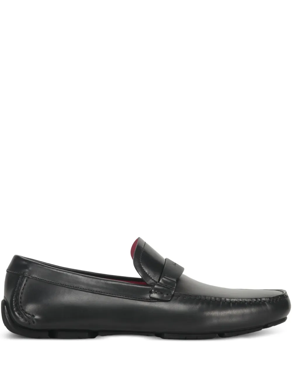 Ferragamo leather loafers Black