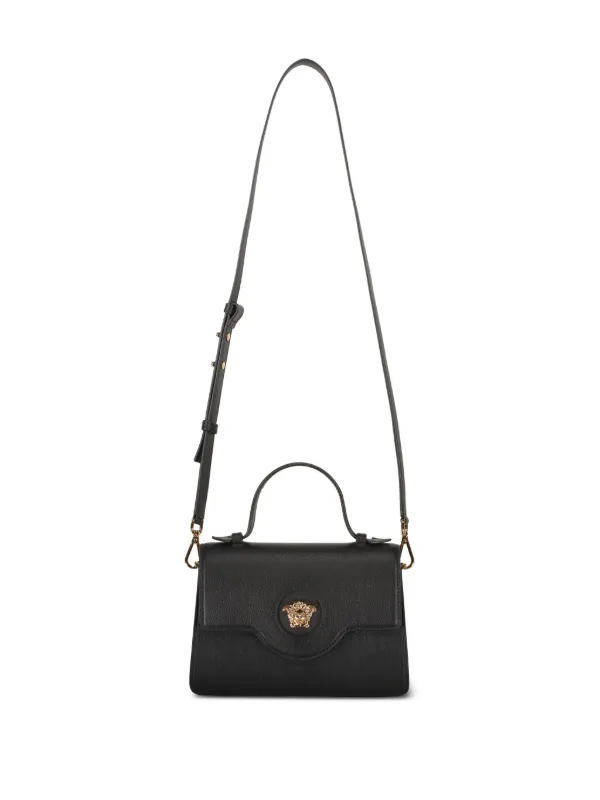 【関税込み】Versace ブラック ミニ 'La Medusa' バッグ La Medusa Mini Tote Bag | VERSACE US