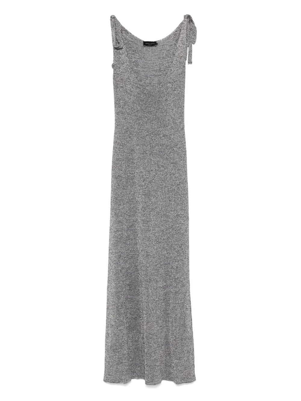 Roberto Collina Lumière lurex maxi-jurk Zilver