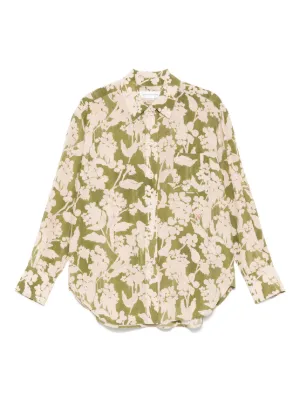 LOEWE アブストラクトパターン シルクシャツ | ニュートラル | FARFETCH JP