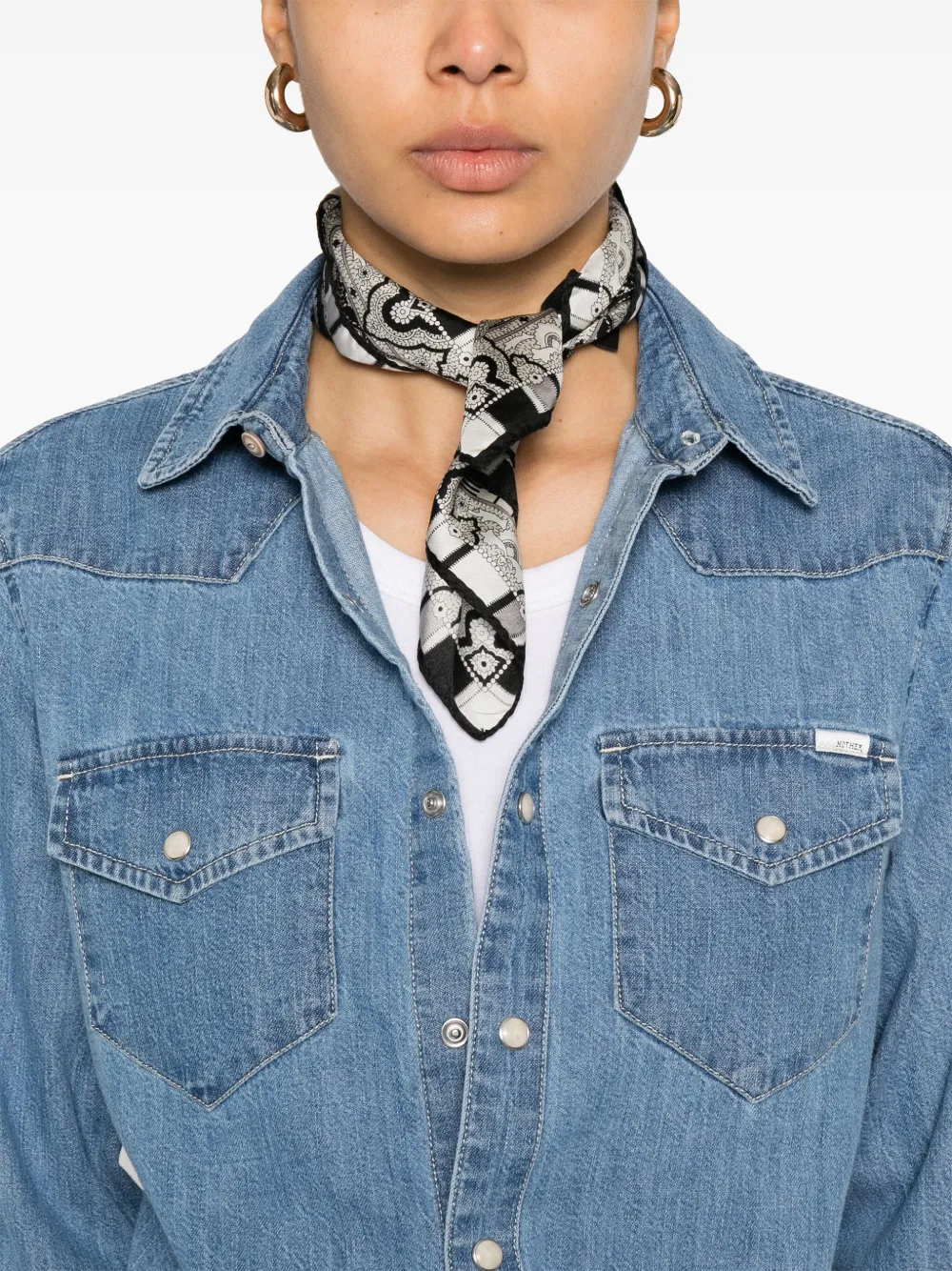 MOTHER All My Exes blouse Blauw