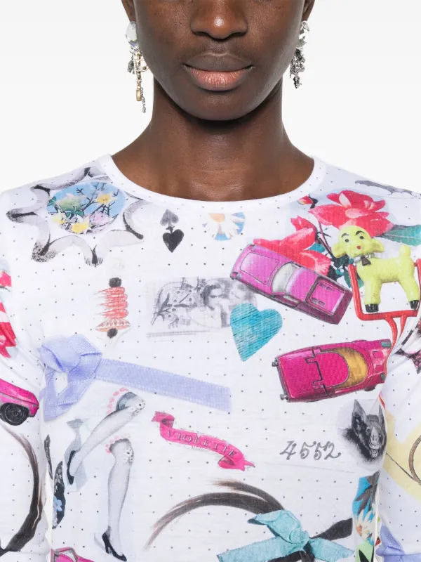 Chopova Lowena What's In My Bag T-shirt | White | FARFETCH