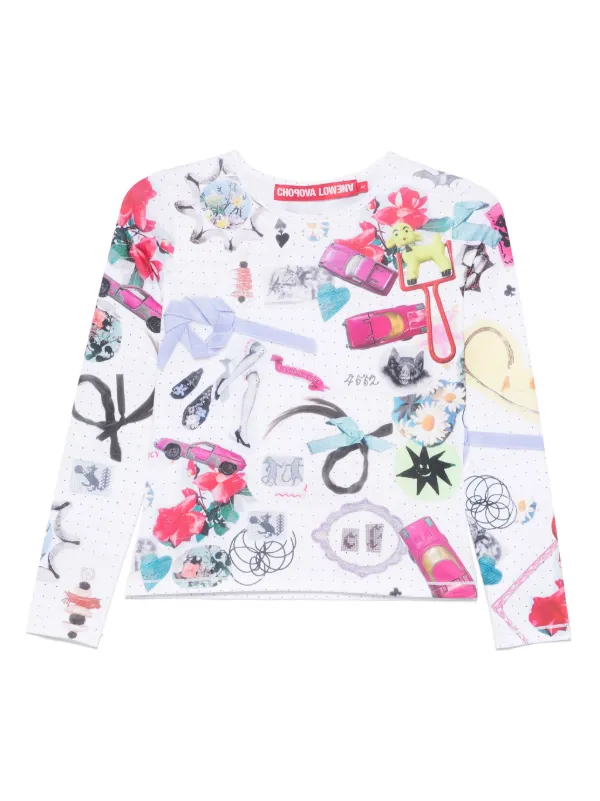 Chopova Lowena What's In My Bag T-shirt | White | FARFETCH