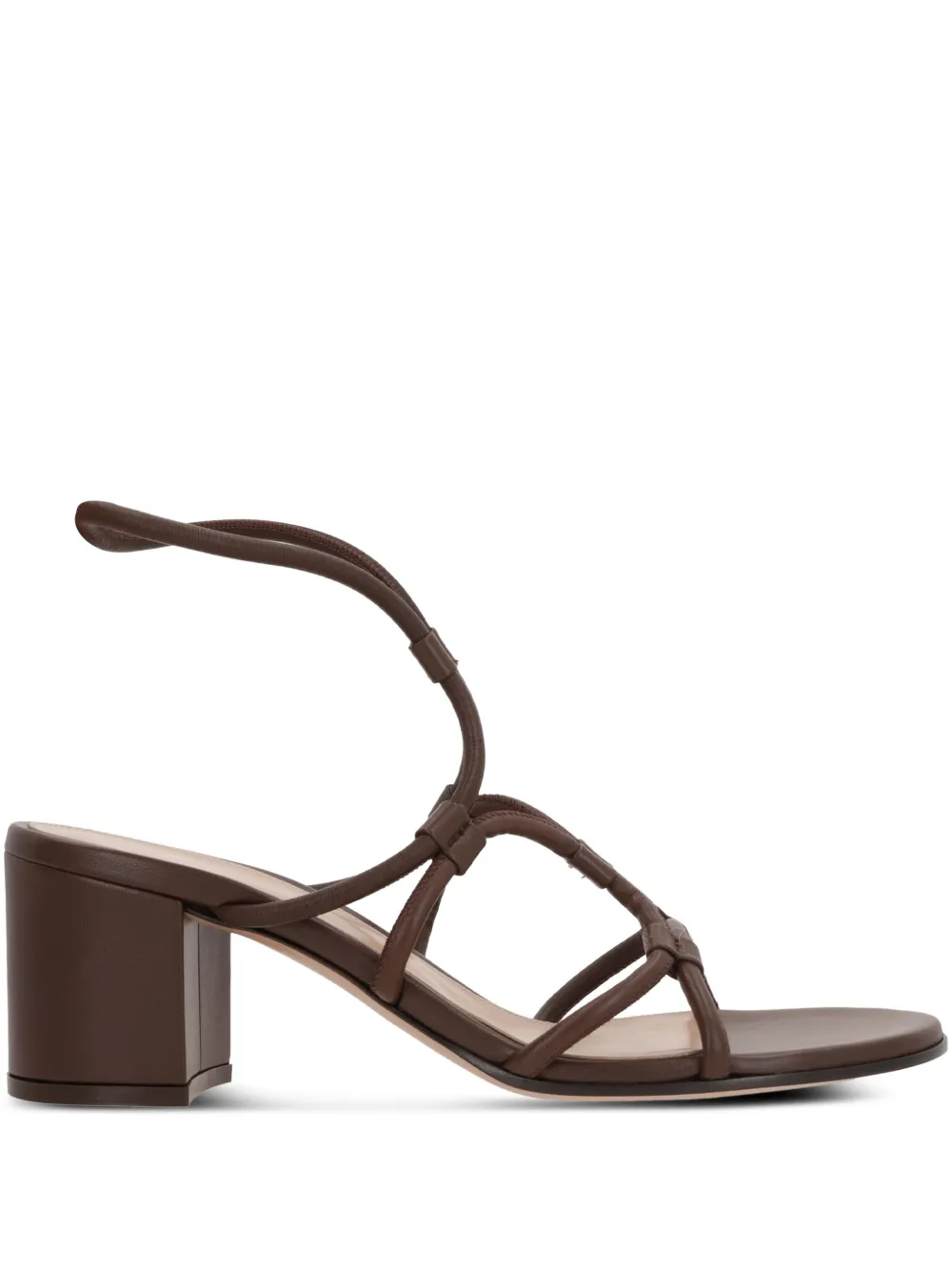 Gianvito Rossi multi-strap sandals Brown