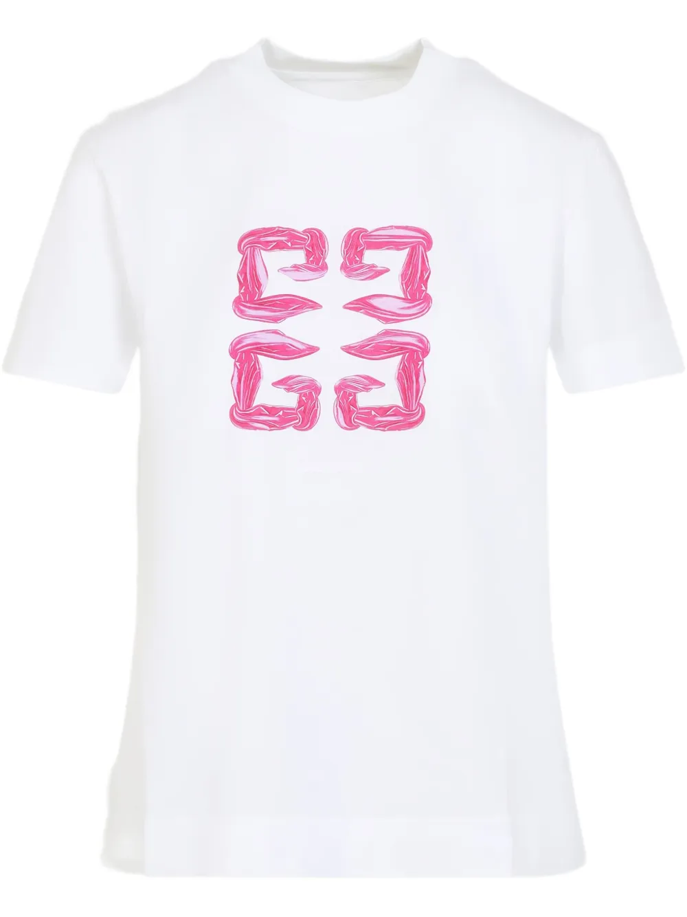 Givenchy Slim Fit 4g Logo Graphic T-shirt In White | ModeSens