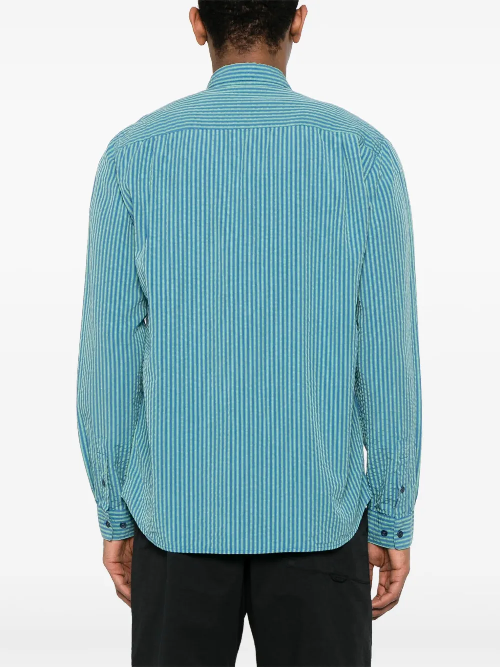 YMC Curtis overhemd Blauw