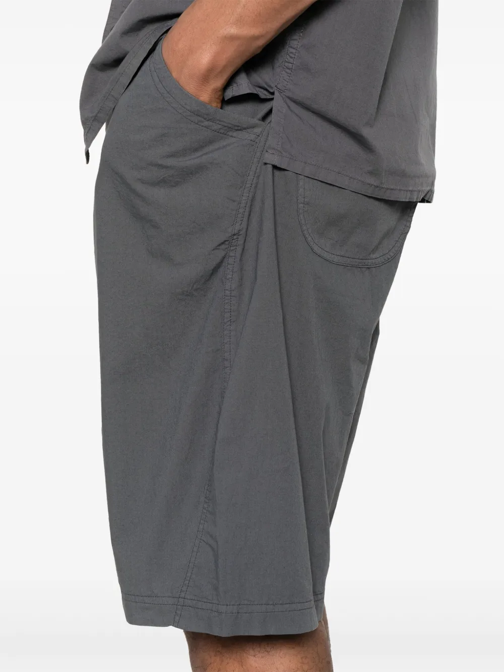 YMC Shorts met gedraaid detail Grijs