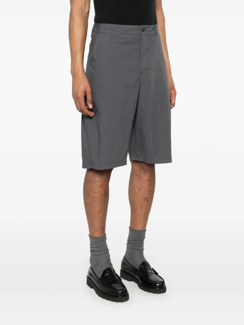 YMC Shorts met gedraaid detail Grijs