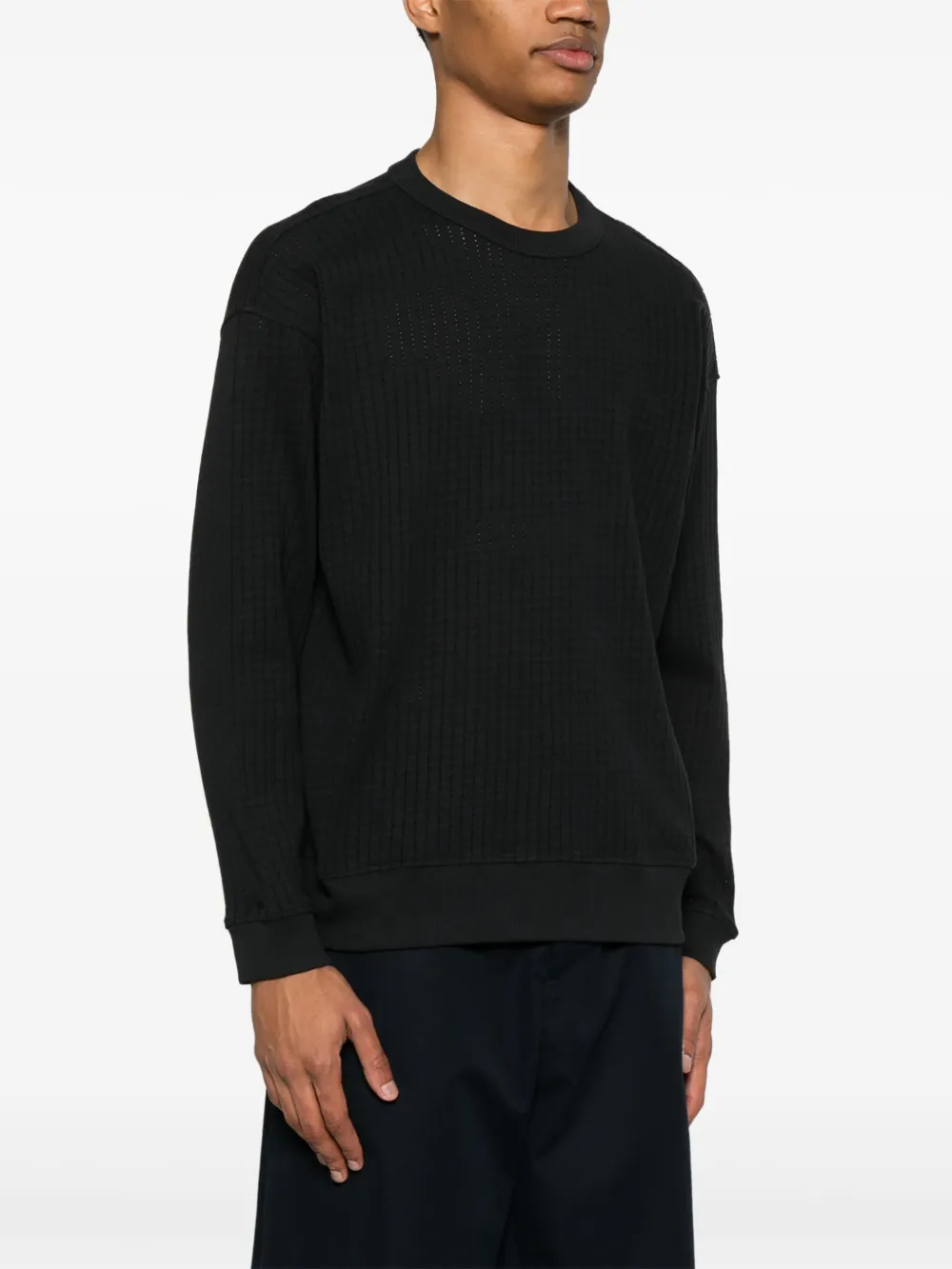 YMC Fauss sweater Zwart