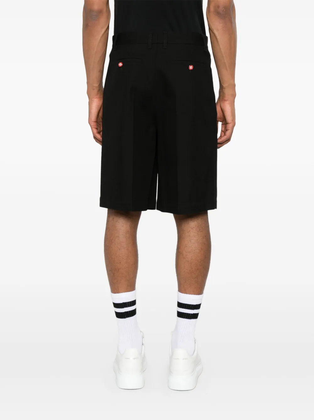 Casablanca Geplooide shorts Zwart