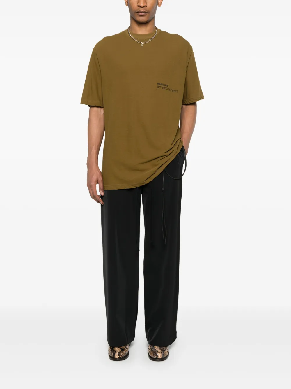Song For The Mute Coordinates T-shirt - Groen