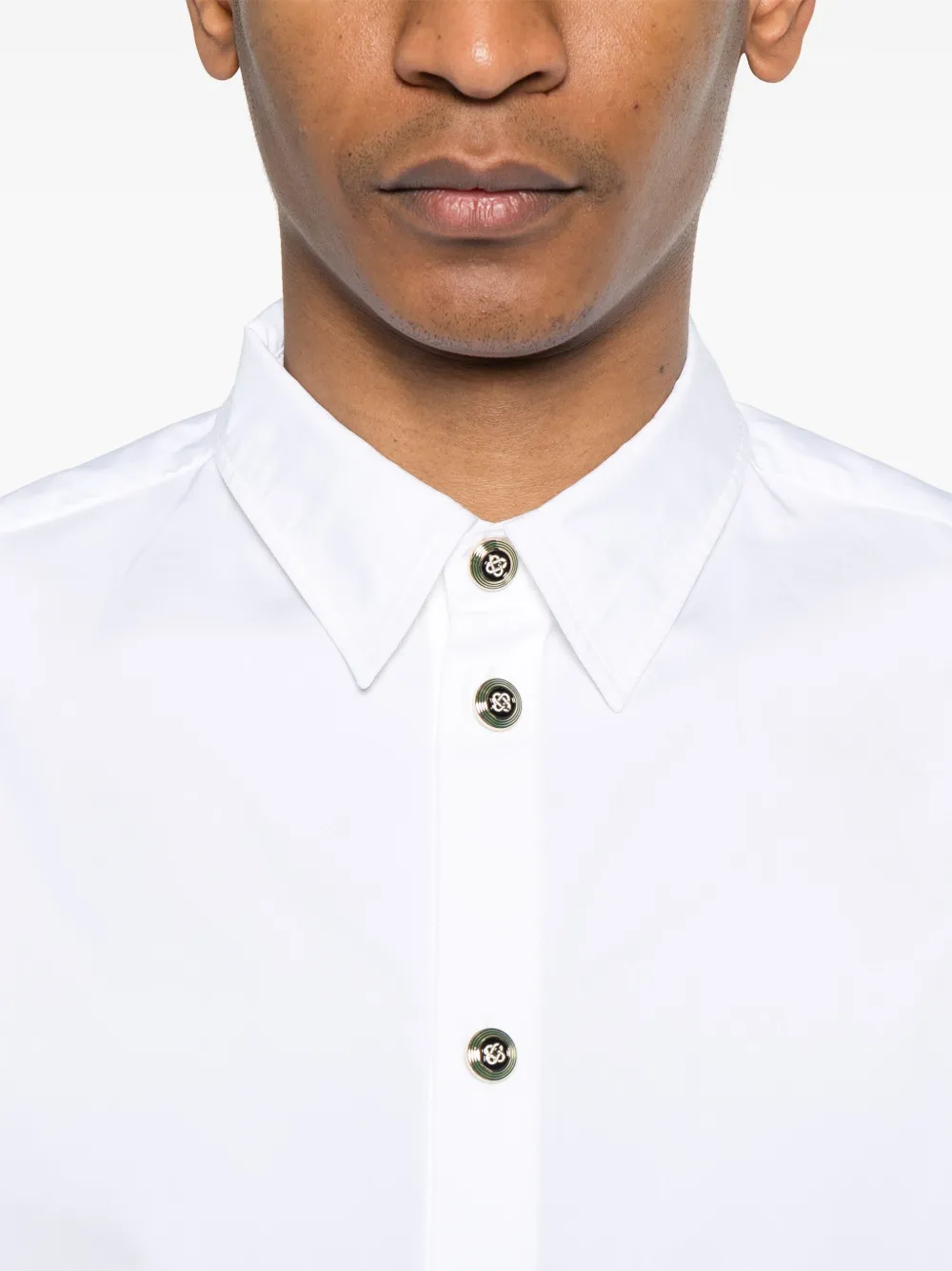 Casablanca Katoenen overhemd Wit