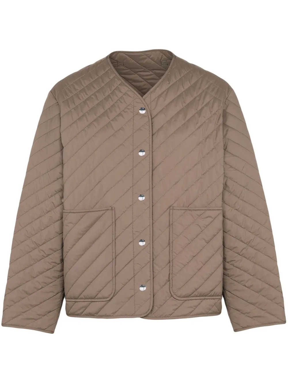 patch-pocket padded jacket