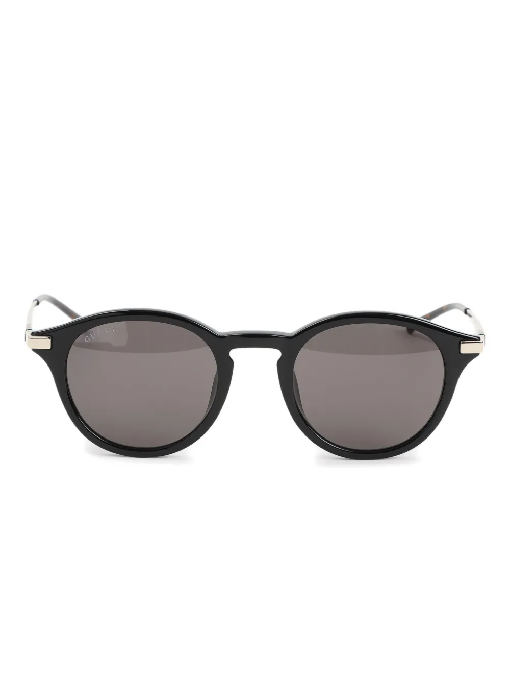 Gucci Eyewear Zonnebril met rond montuur Zwart