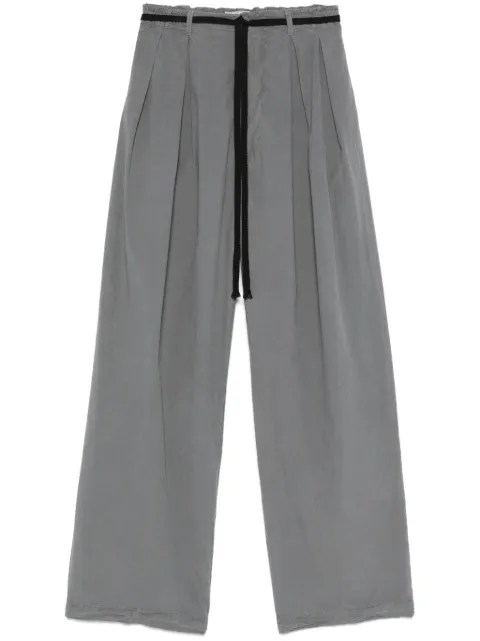 Barena pantalones con pinzas invertidas
