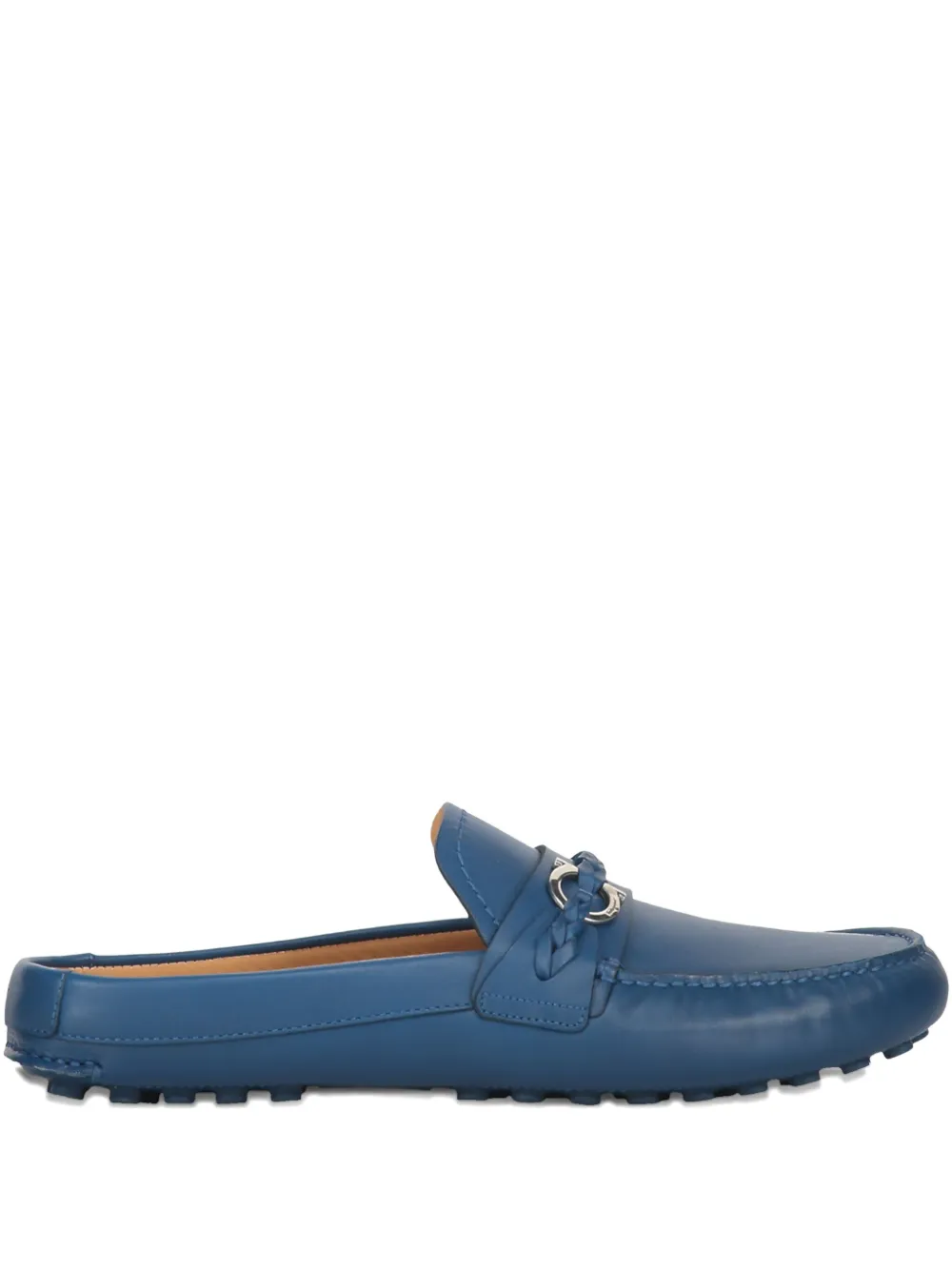Ferragamo logo-detail mules Blue
