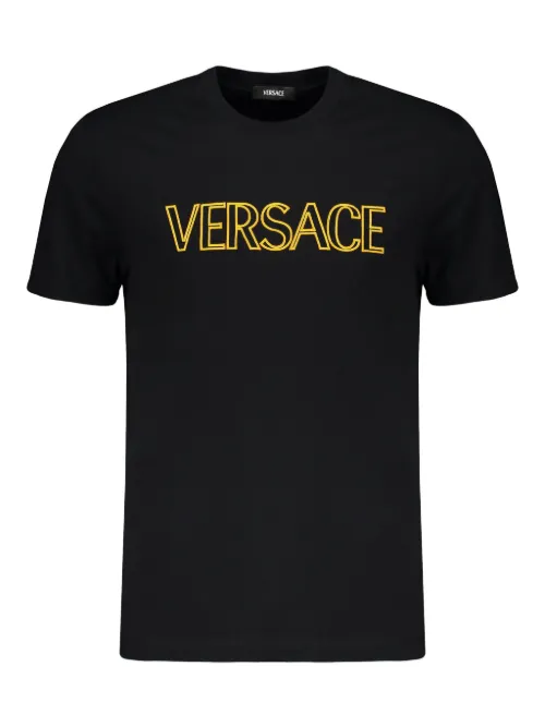 Versace t-shirt en coton - Noir - Versace - Modalova