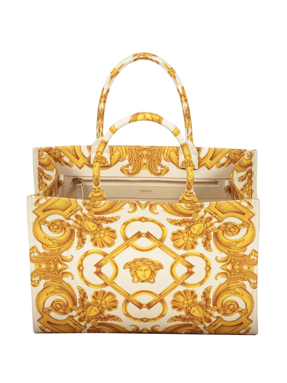 Versace Medusa Barocco shopper Beige
