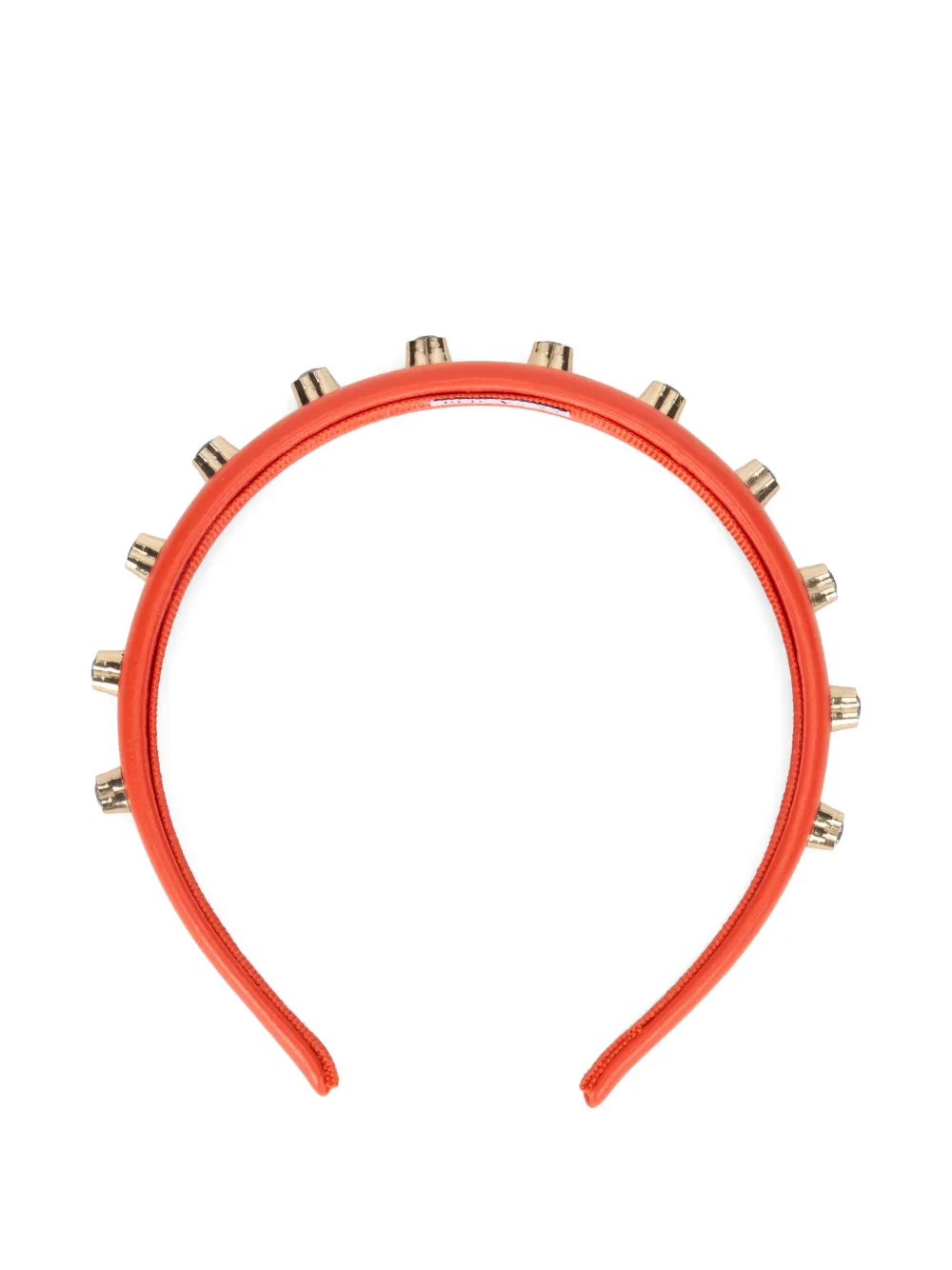 RED(V) Haarband met studs Oranje