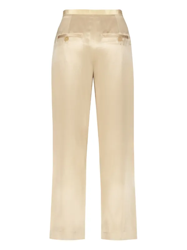【送料&関税込】Khaite Pheadra Wide Leg Trousers KHAITE Pheadra Trousers | Neutrals | FARFETCH GE