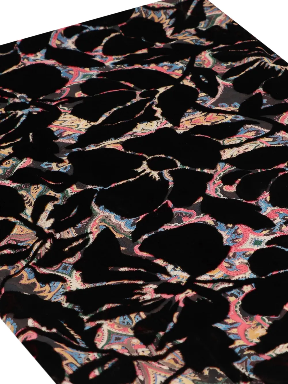 ETRO velvet floral scarf | Image 2