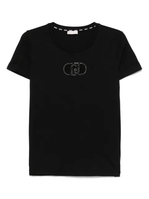 LIU JO logo-embroidered T-shirt