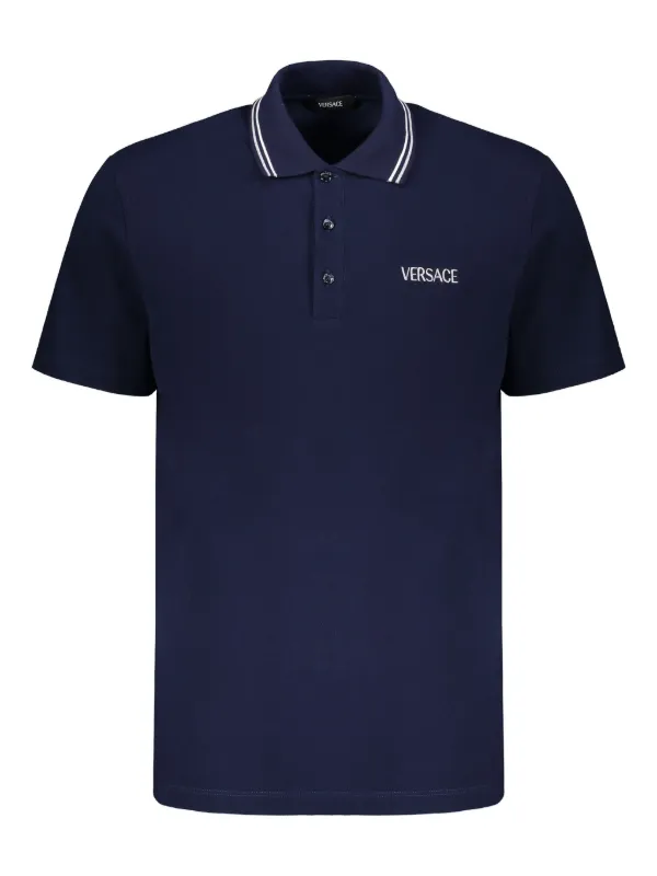 Versace ポロシャツ | ブルー | FARFETCH JP